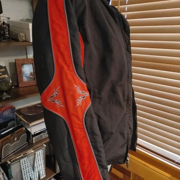 Harley-Davidson Vortex Nylon Lightweight Nylon Rain Jacket - Picture 4 of 8